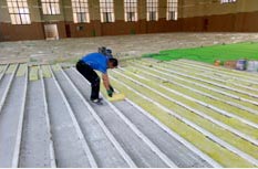 運動木地板專業安裝過程-6