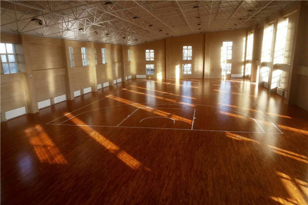 寧夏中衛消防支隊籃球木地板成功案例